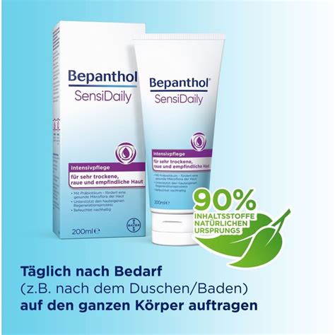 Bepanthol Sensidaily Intensivpflege F R Sehr Trockene Empfindliche