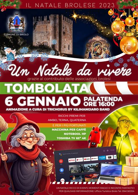 Tutto Pronto Per La Tombolata Del 6 Gennaio Al Nuovo Palatenda Di Brolo