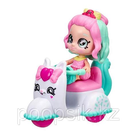 Kindi Kids Мини-кукла Пеппа Минт со скутером (id 100317921)
