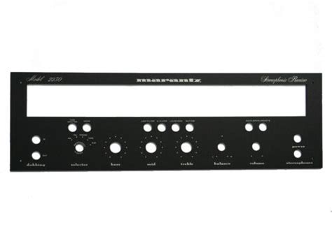 Marantz New Receiver Front Panel Faceplate Face Plate Black Ebay