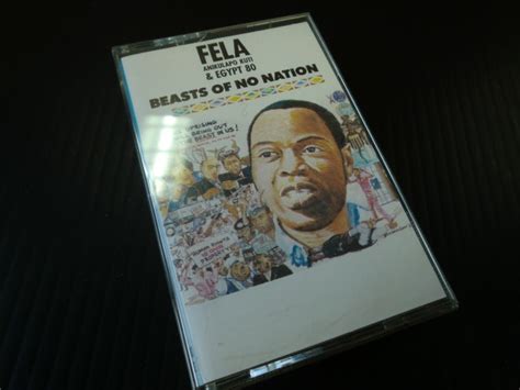 カセットテープ レア FELA ANIKULAPO KUTI EGYPT 80 BEASTS OF NO NATION フェラクティ