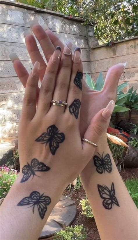 Fluttering Elegance 23 Enchanting Butterfly Henna Designs Butterflies