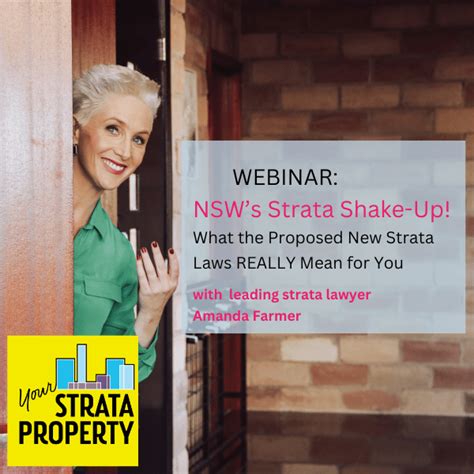 NSWs Strata Shake Up Webinar What The Proposed New Laws Really Mean