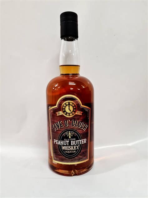 Peanut Butter Whiskey Liqueur Five Oclock De Barrique