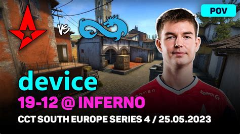 Csgo Pov Astralis Device Vs Eternal Fire Inferno Cct South