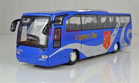 Kids Large Scale White Blue Electric Tour Bus Toy Nb8t014