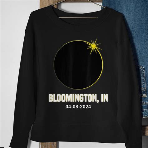 Total Solar Eclipse Bloomington 2024 Indiana Bloomington Sweatshirt