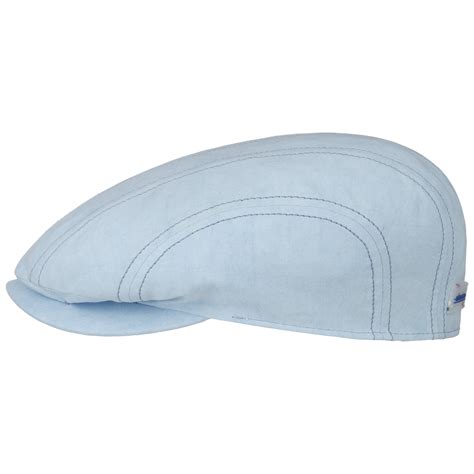 Organic Cotton Sustainable Flat Cap By Stetson