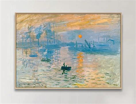 Claude monet impression sunrise pointillism - kickbool