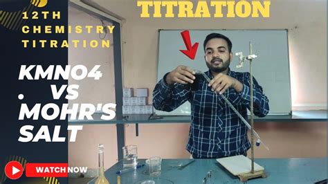 Titration To Determine Molarity Of Kmno4 Titrating It Against Ferrous