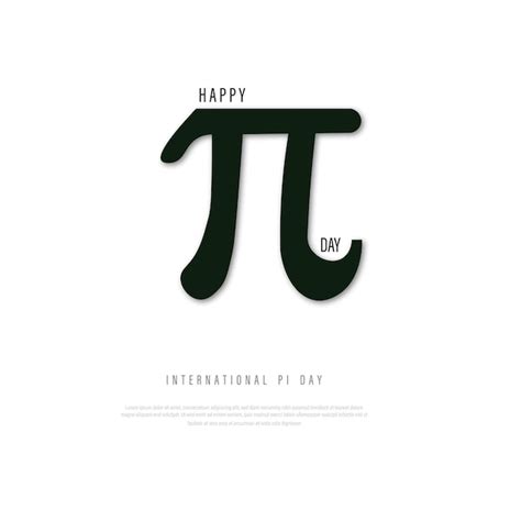 Premium Vector Pi Day Vector Illustration March