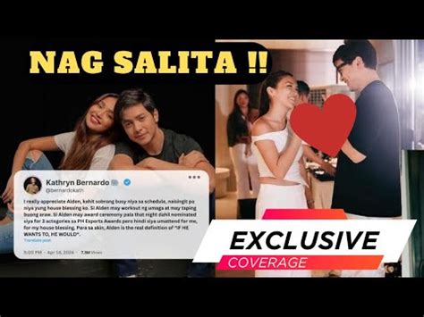 KATHRYN BERNARDO NAG SALITA Sa TUNAY Na RELASYON Nila Ni ALDEN RICHARDS