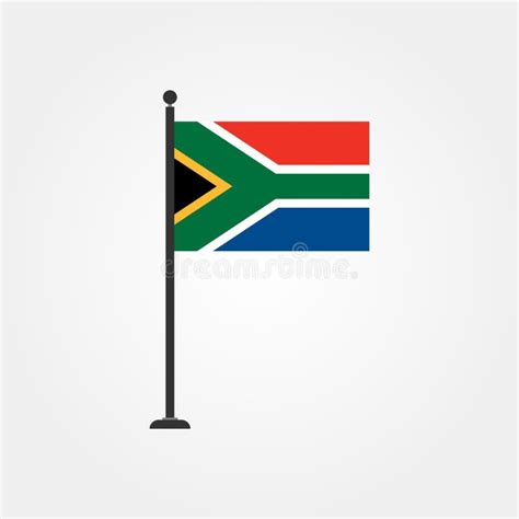 Stock Vector South Africa Flag Icon 3 Stock Image Illustration Of