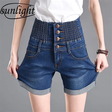 High Waist Shorts Women Summer Denim Shorts Women Jeans Shorts 2018