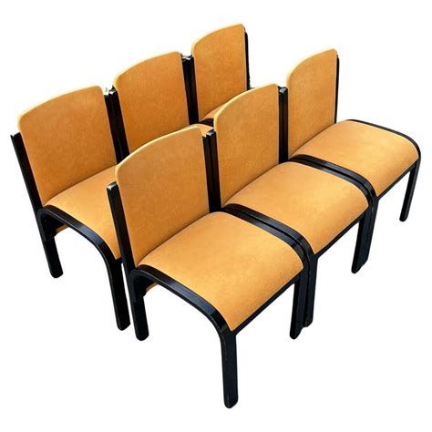 Set Of 4 Tubular Frame Cantilever Dining Chairs Italy 1970s At 1stdibs