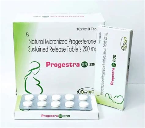 Progesterone Tablets 200mg Packaging Type Box Packaging Size 10x1x10 At Rs 3540box In Kala Amb