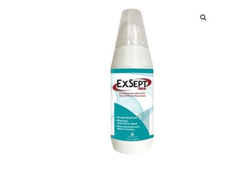 ExSept Plus Antimicrobial Exit Site Skin And Wound Cleanser 17 Oz EXP