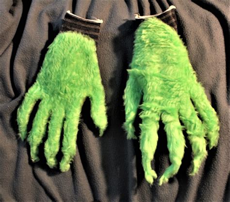 Grinch Latex Mask 2 Gloves Cosplay The Grinch Christmas Halloween Costume Art Ebay