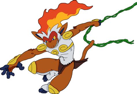 Infernape As Tarzan 1 Transparent Background By Pokemon Traceur On
