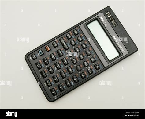 A Hewlett Packard 32Sll RPN Scientific calculator on a white background ...