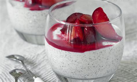 Makov Panna Cotta Se Vestkov M Rozvarem Recept Dr Oetker