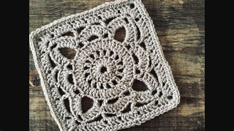 Granny Square Cuadro De La Abuela A Crochet Youtube