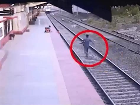 Video Viral Un Hombre Salva A Un Ni O De Ser Arrollado Por Un Tren