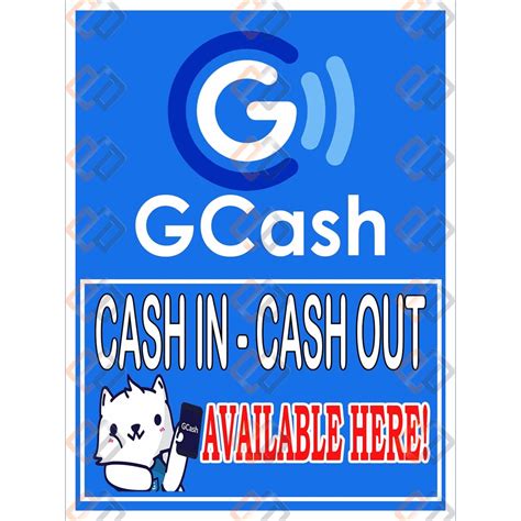 GCash Cash In Cash Out Bills Payment Tarpaulin Shopee Philippines