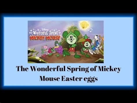 The Wonderful Spring Of Mickey Mouse Easter Eggs Youtube