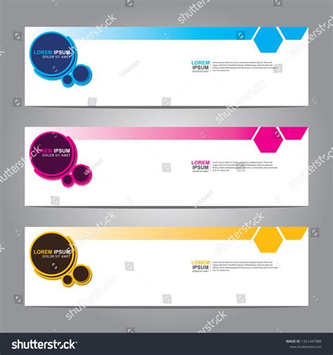 Vector Abstract Web Banner Design Template Stock Vector (Royalty Free ...