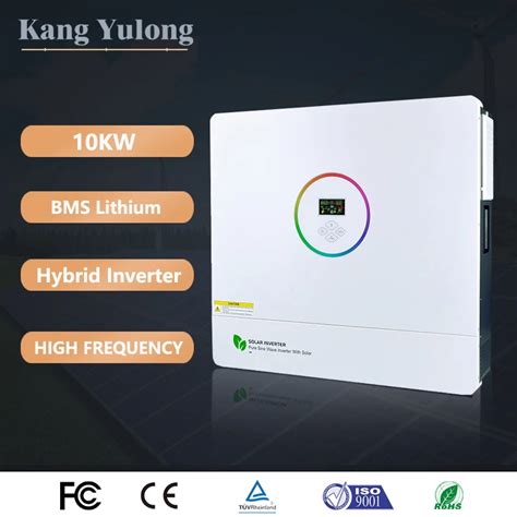 Rgb 10kva 10kw Hybrid Inverter 48vdc To 220vac Solar Inverter With