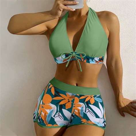 Dihao Bikini Set For Women Clearance Plus Size Women Sexy With Chest