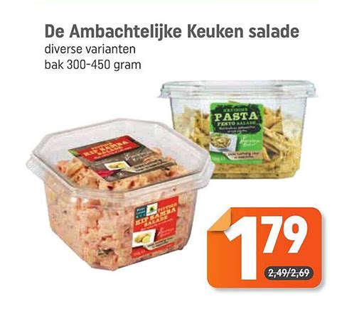 De Ambachtelijke Keuken Salade Aanbieding Bij Dagwinkel 1Folders Nl