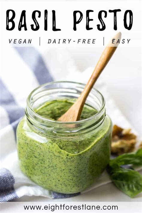 This Is My Favourite Recipe For Homemade Vegan Basil Pesto Using Just