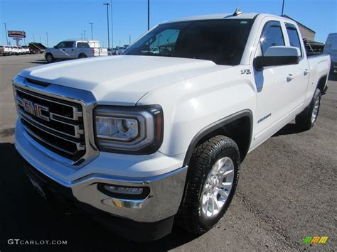 2016 Summit White Gmc Sierra 1500 Sle Double Cab 4wd 130154723 Photo