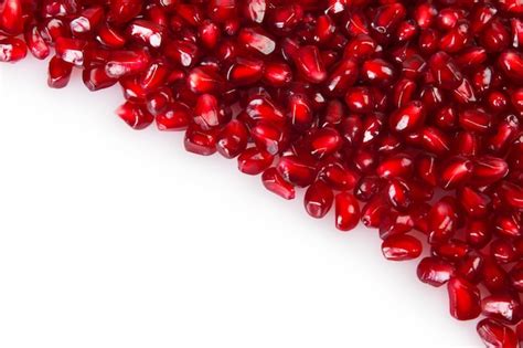 Premium Photo Fresh Pomegranate Seeds Closeup Background