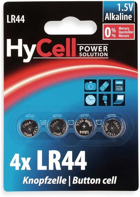 Hycell Lr A Alkaline V Button Cell Batteries X Amazon Co Uk