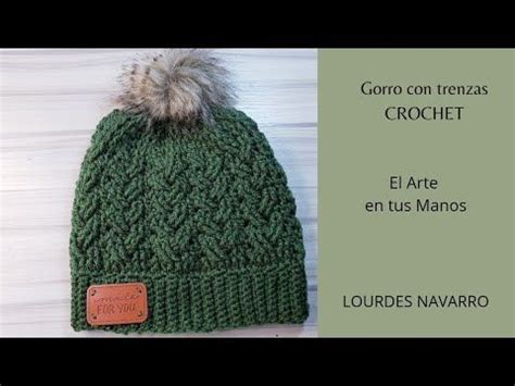 GORRO A CROCHET CON TRENZAS Sweater Crochet Pattern Crochet