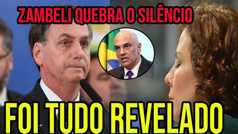 CARLA ZAMBELLI QUEBRA O SILÊNCIO E RESOLVE CONTAR TUDO CITA BOLSONARO E