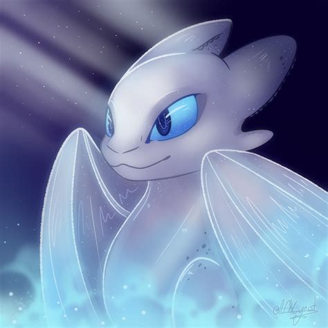 The Light Fury By Afkcyrist On Deviantart