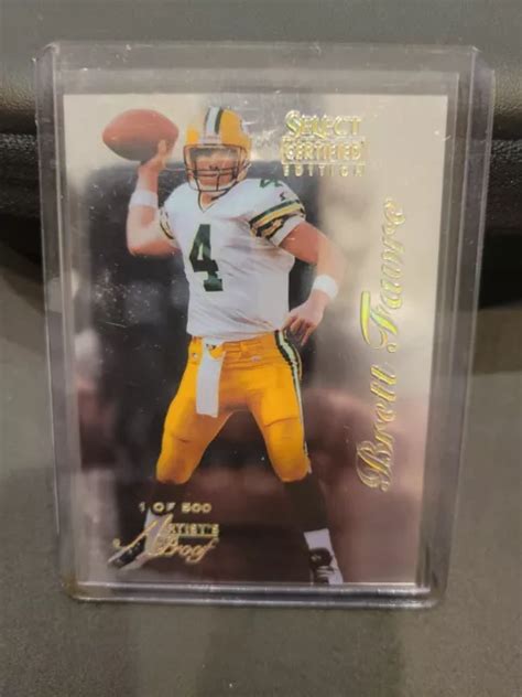 1996 SELECT CERTIFIED ARTISTE S PROOF Brett Favre EUR 27 77 PicClick FR