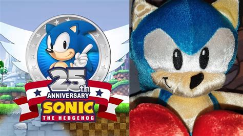 Sonic The Hedgehog 25th Anniversary Tomy Plush Review Youtube