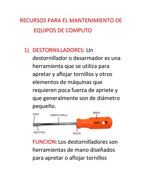 Calaméo Recursos Para El Mantenimiento De Equipos