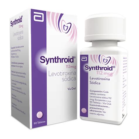 Synthroid Levotiroxina S Dica Mcg Abbott Caja X Tabletas