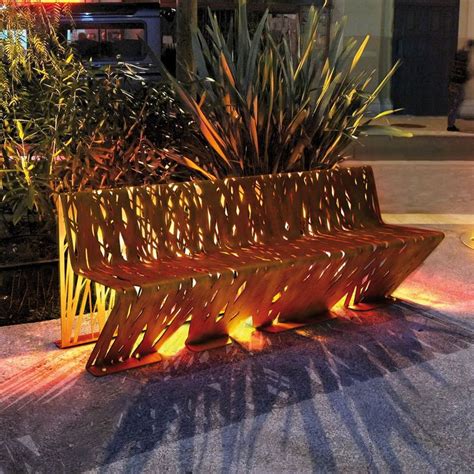 CROSSED BENCH LAB23 Supreme Urban Living Acier Corten Corten