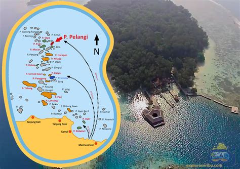 Pulau Seribu Peta Rute Menuju Pulau Tidung Wisata Jakarta Referensi