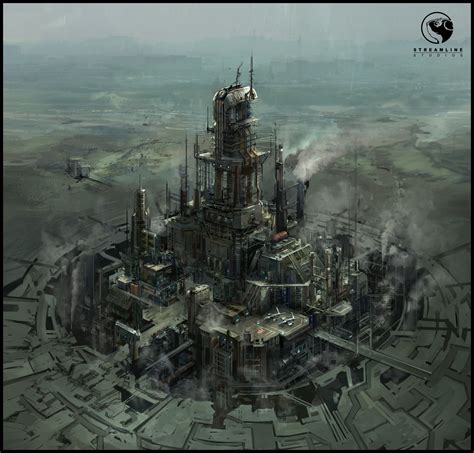 Skynet Tower - Art by Ramon Contini