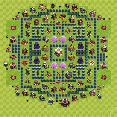 Gute Base Rathaus Level 11 Für Verteidigung Coc Clash Of Clans Th11