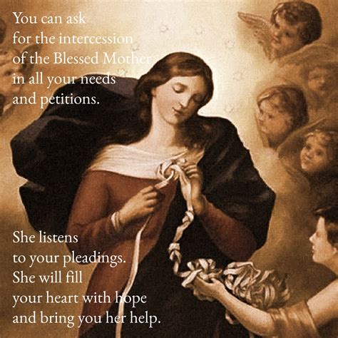 Novena Of Mary Undoer Of Knots Prayer Cards Printable Novena Prayer Novena To Virgin Mary