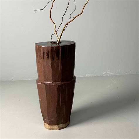 Ikebana Flower Vase By Agano Yaki Japan S